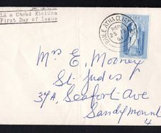 1961 Ireland St.Patrick 3d Commemorative Addressed First Day Cover (FDC) with Baile Atha Cliath (Dublin) cancel