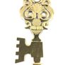 Giant Vintage brass key wall decor Image 2