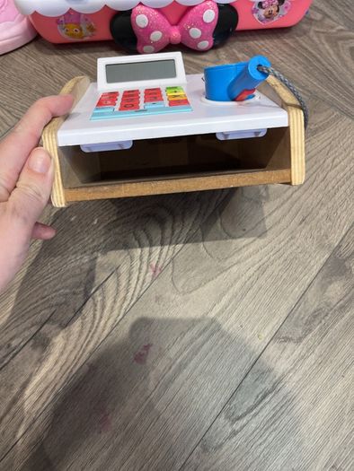 wooden cash register