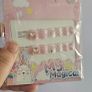Heart, Bow, Checkered Press on Nails in Pink and White for Kids Image 4