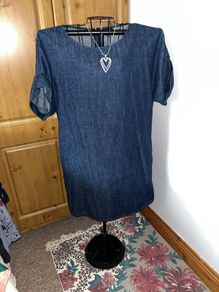 Navy Denim Dress