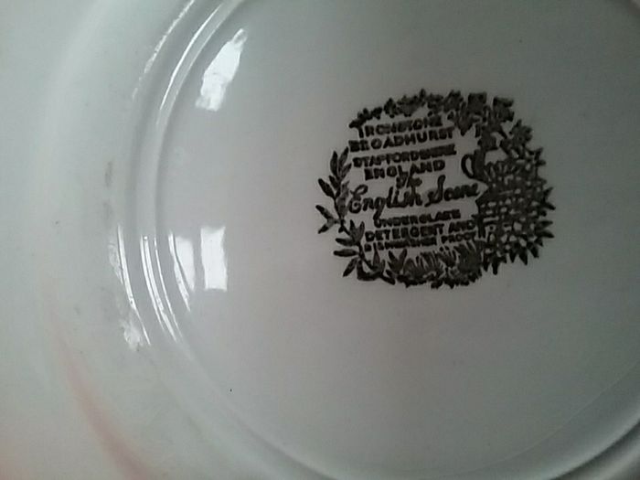 Two Blue/ White Tea Plates