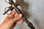 Kartika Phurba Axe Dagger - Patinated Bronze