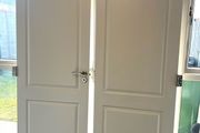 Interior White Wooden Double Doors