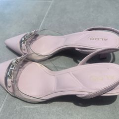 ALDO Safiana pink slingback kitten-heel pump