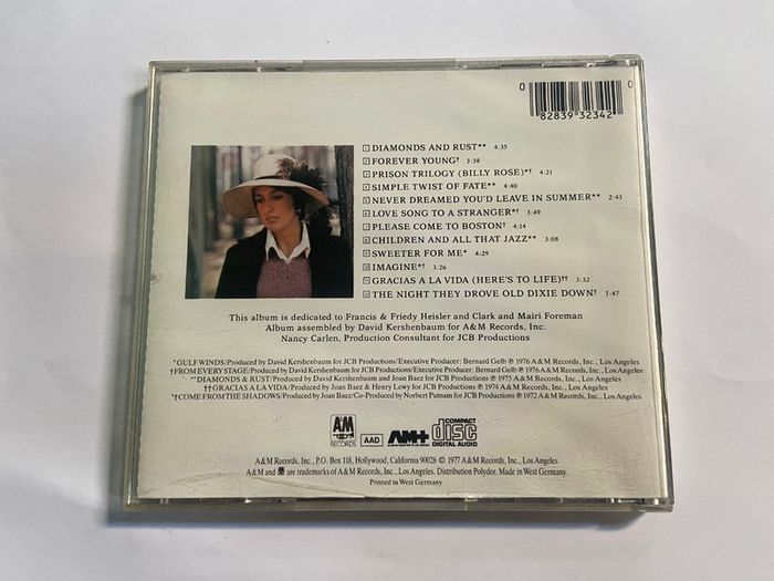 The Best of Joan C Baez CD