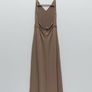 ZARA Knit V-neck midi dress with straps Image 6