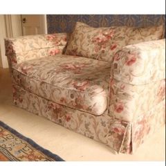 two seater floral sofa