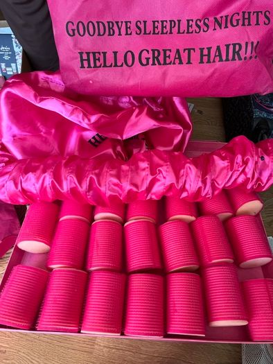 Overnight Sleep In Rollers & Hairdryer Hood