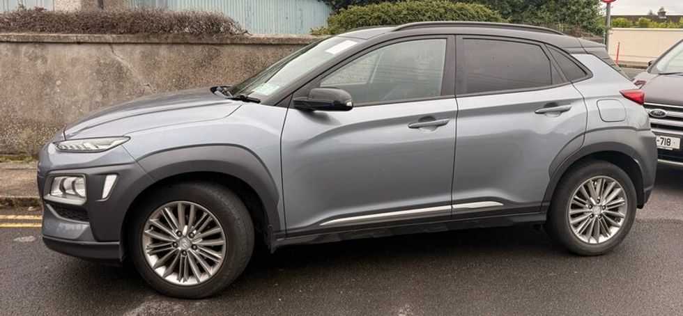 Grey 2018 Hyundai Kona 1.0L