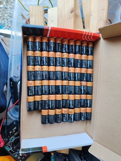 CR123 batteries 58 pcs used