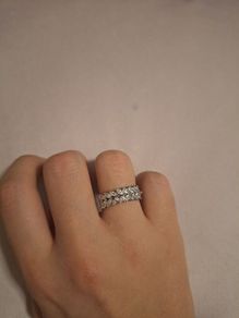 silver plated ring
