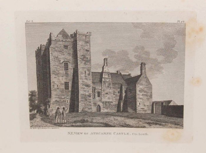 1797 Engraving N.E. View Athcarne Castle