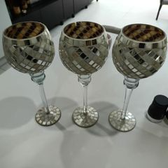 3 x Decorative glasses