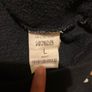 HAILYS polka dot high neck sweatshirt with wooden buttons (navy and white) size l Image 5
