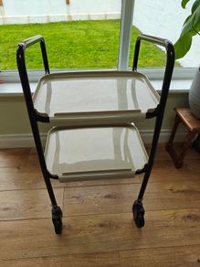 Indoor walker with trays