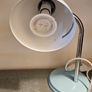 Retro Style Pastel Duck Egg Blue Gooseneck Desk Lamp / Adjustable Task Light Image 2