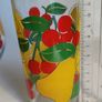 Vintage 1960's fruit print glasses and jug. Image 2