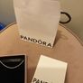 pandora  silver chain necklace ready for charm Image 3