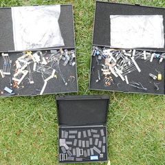 Mix Lot of Circuit Board Microchips Transistors Diodes Inductors Capacitors