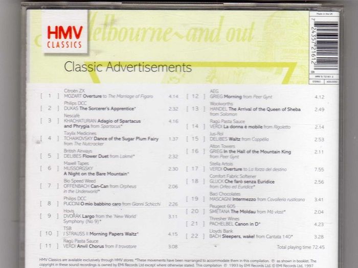 Classic Advertisements - Cd - ... See Photos