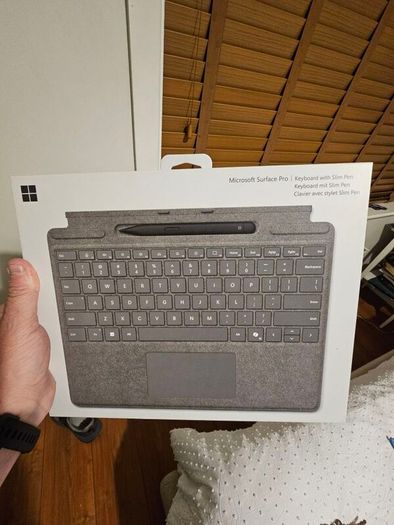 Microsoft Surface Pro Keyboard with Slim Pen Alcantara Sealed Retails 299
