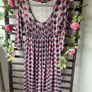 dress next floral grey print dress empire line size 10 Image 3