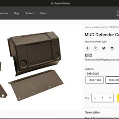 MUD Defender Centre Console (1983 to 2001)