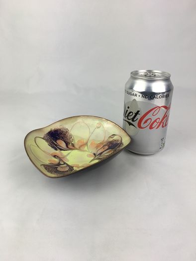 Retro Enamelled copper bowl