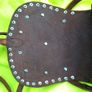 Hand bag /shoulder bag leather bag Leather buckle shoulder strap  Moroccan hand stitched vintage genuine leather bag purse genuine  vintage item great gift present  girls/ladies Image 3
