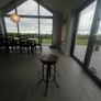 Adjustable rustic wooden bar stools Image 2