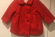 Red coat BNWT 6-9 mnts