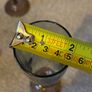 Vintage Smoked Glass Champagne Flutes Image 3