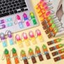 30Pcs Mini Pop Fidget Toys, Mini Keychain Toy Silicone Stress Relief Hand Toy Small Keychain Toy Pop Keychain Bubble Pop Toy Party Bag Fillers for Kids Adult (FREE POSTAGE) Image 4