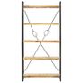 5-Tier Bookcase 90x30x180 cm Solid Mango Wood Image 4
