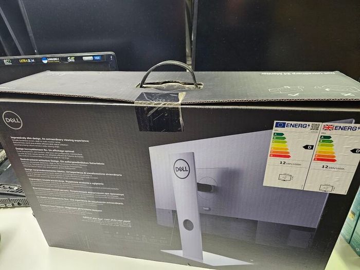 Brand-new Sealed Dell U2419H UltraSharp 24 Inch Full HD (1920x1080) LED Monitor, IPS, InfinityEdge, 99 Percent sRGB, 2x DisplayPort, HDMI, 5x USB, Adjustable Stand