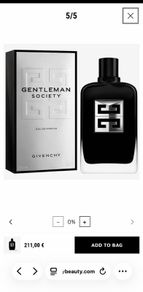Givenchy Gentleman 200ml parfum for him