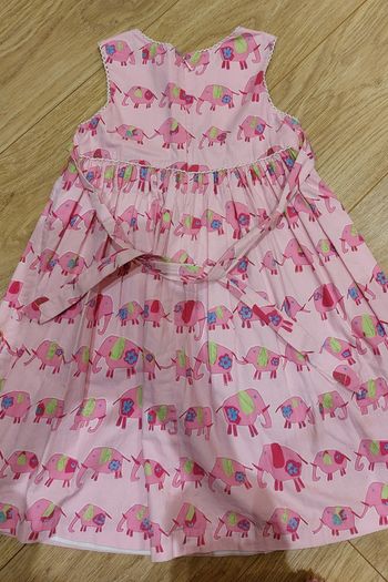 Girls pink dress - size 6-8 years