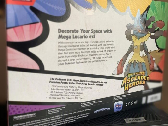 Pokemon Premium Poster Collection MEGA Lucario