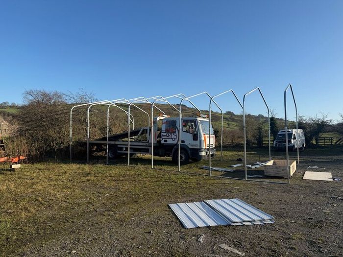 40ft x 20ft Steel Carport Vehicle shelter