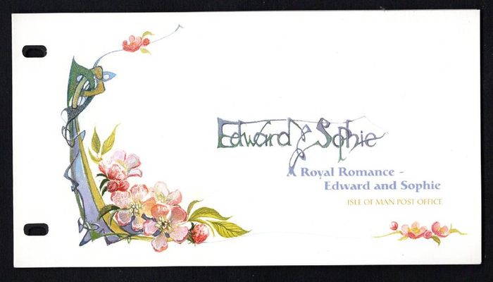 1999 Isle of Man Royal Wedding of Prince Edward and Sophie Rhys-Jones Commemorative Stamps Presentation Pack