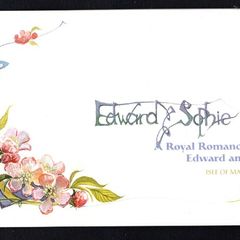 1999 Isle of Man Royal Wedding of Prince Edward and Sophie Rhys-Jones Commemorative Stamps Presentation Pack
