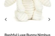 New JELLYCAT Bashful Luxe Bunny Nimbus