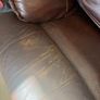 Electric Recliner Couch - Brown Leather Image 5