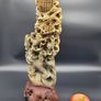 Large Antique 19th/20th Century Chinese Qing Soapstone Foo Dog Carving Image 6