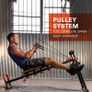 _Fitness Equipment FITTGym FITT Gym MultiGym Home Workout Machine, Collapsible & Easy Assemble, Adjustable Positioning for Total Body, Orange, Large Image 2