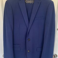 Mens Next Navy blue Next 3-piece suit jacket, trousers and waistcoat.