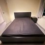 IKEA MALM King Size Bed with 3 Storage Drawers and Bedside Cabinet Image 3