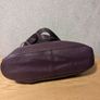 Designer Yoshi purple colour leather handbag Image 9