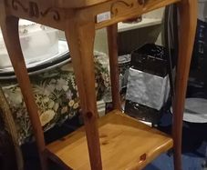 Decorative Pine Lamp Table